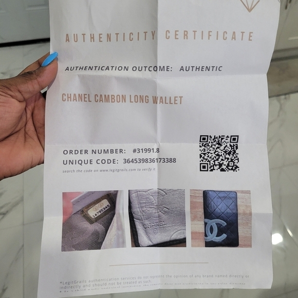 🔹️ CHANEL🔹️ Cambon Black Quilted Lambskin Leather CC Long Wallet ✨️🖤 COA - Picture 10 of 12